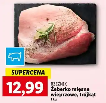 Lidl Żeberko mięsne wieprzowe, trójkąt 1 kg oferta
