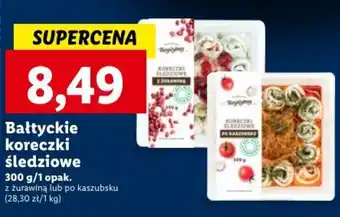 Lidl Bałtyckie koreczki śledziowe 300 g/1 opak. oferta