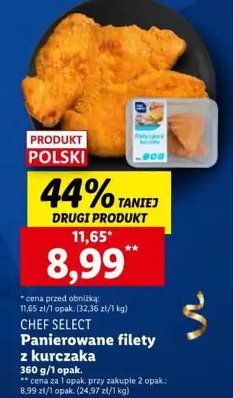 Lidl Panierowane filety z kurczaka 360 g/1 opak. oferta