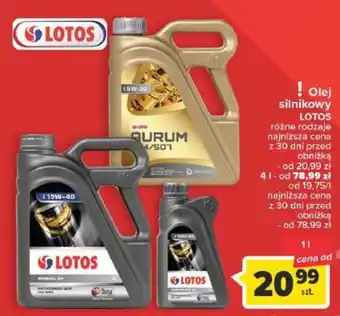 Carrefour Olej silnikowy LOTOS 1l oferta