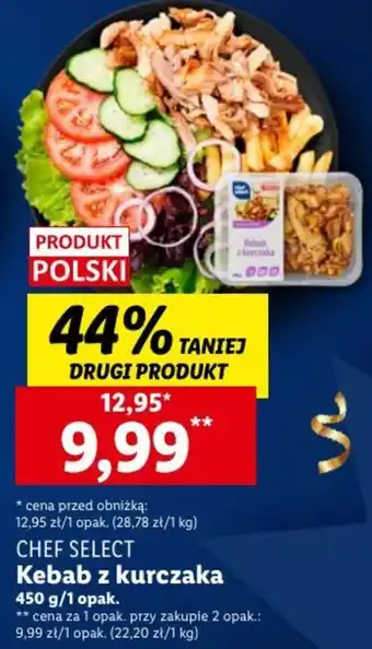 Lidl Kebab z kurczaka 450 g/1 opak. oferta