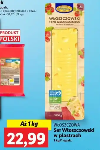 Lidl Ser Włoszczowski w plastrach 1 kg oferta