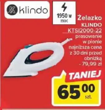 Carrefour Żelazko KLINDO oferta