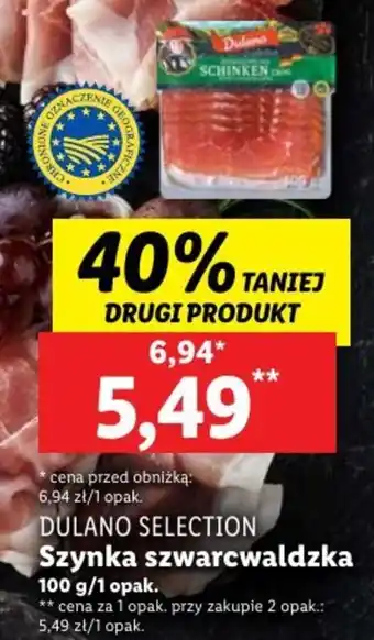 Lidl Szynka szwarcwaldzka 100 g/1 opak. oferta