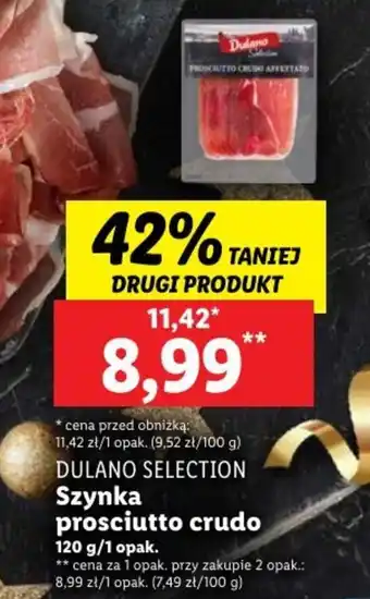 Lidl Szynka prosciutto crudo 120 g/1 opak. oferta