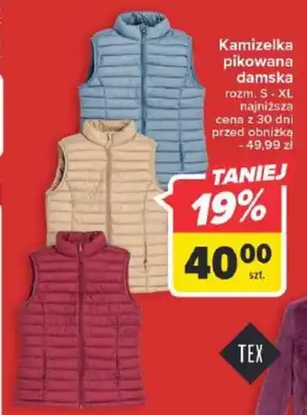 Carrefour Kamizelka ocieplana dziecięca oferta