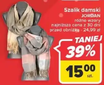 Carrefour Szalik damski JORDAN oferta