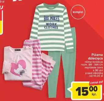 Carrefour Piżama dziecięca oferta