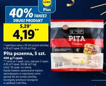 Pita pszenna, 5 szt. 400 g/1 opak.