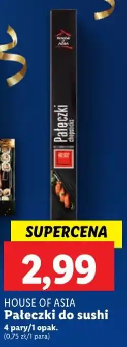 Lidl Pałeczki do sushi 4 pary/1 opak. oferta
