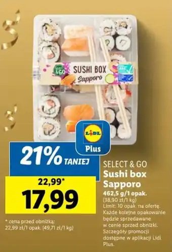 Sushi box Sapporo 462,5 g/1 opak.