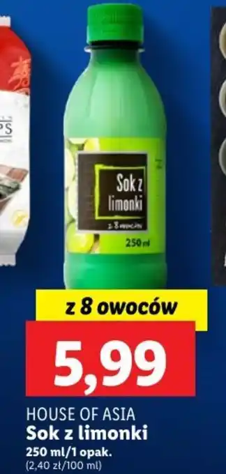 Lidl Sok z limonki oferta