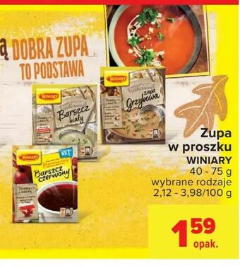 Carrefour Zupa w proszku oferta