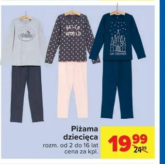 Carrefour Piżama dziecięca oferta