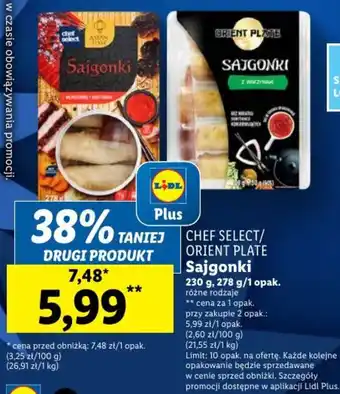 Lidl Sajgonki 230 g, 278 g/1 opak. oferta