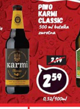 Wafelek Piwo Karmi Classic 500ml oferta