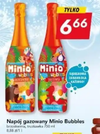 Lewiatan Napój gazowany Minio Bubbles brzoskwinia, truskawka 750 ml oferta