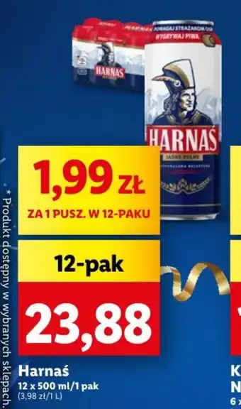 Lidl Harnas 12 x 500 ml/1 pak oferta