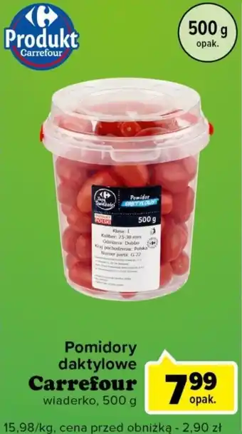 Carrefour Express Pomidory daktylowe Carrefour wiaderko, 500 g oferta