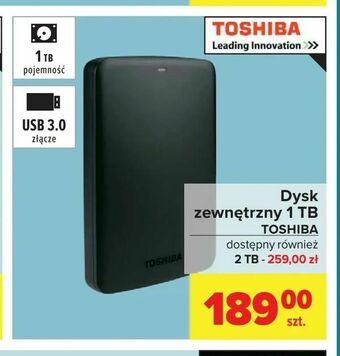 Carrefour Dysk zewnętrzny 1 TB oferta