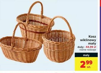 Carrefour Kosz wiklinowy mały oferta