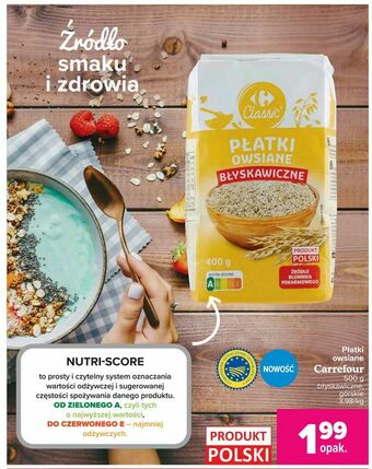 Carrefour Płatki owsiane oferta