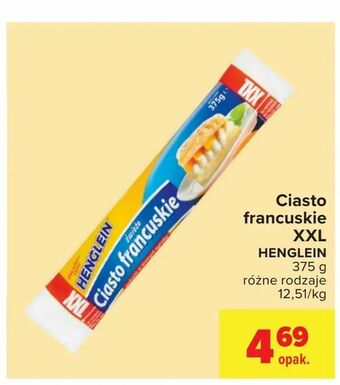 Carrefour Ciasto francuskie XXL oferta