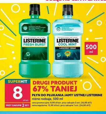 Dealz Płyn do płukania jamy ustnej listerine oferta