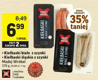 Intermarche Kiełbaski białe z szynki • Kiełbaski śląskie z szynki oferta