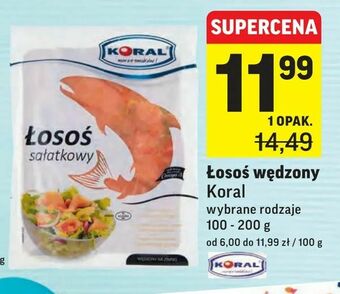 Intermarche Łosoś wędzony oferta