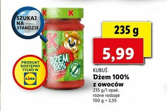 Lidl Dżem 100% z owoców oferta