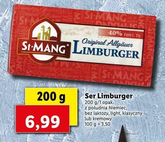 Lidl Ser Limburger oferta