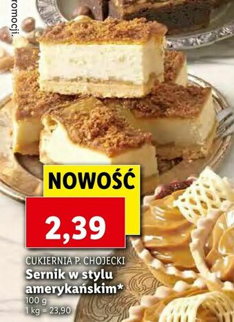 Lidl Sernik w stylu amerykańskim oferta