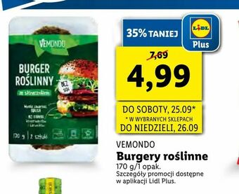 Lidl Burgery roślinne oferta