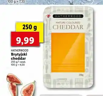 Lidl Brytyjski cheddar oferta