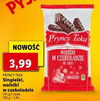 Lidl Singielki, wafelki w czekoladzie oferta