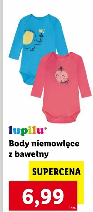 Lidl Body niemowlęce z bawełny oferta