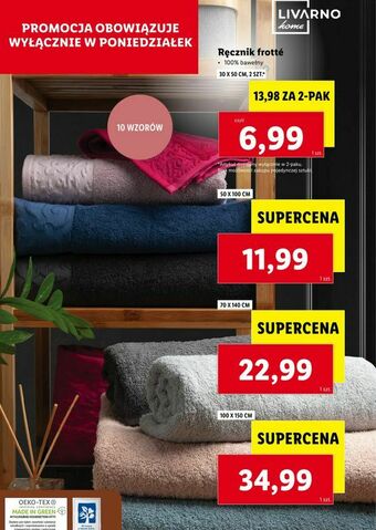 Lidl Ręcznik frotté oferta