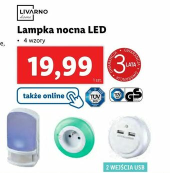 Lidl Lampka nocna LED oferta
