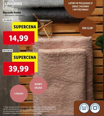 Lidl Ręcznik frotté oferta