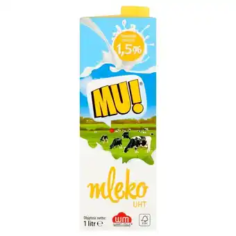 Gram Market Mu! mleko uht 1,5% 1 l oferta