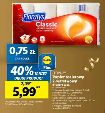 Lidl Papier toaletowy 2-warstwowy oferta
