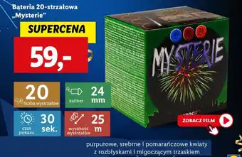 Lidl Bateria 20-strzałowa ,,Mysterie" oferta