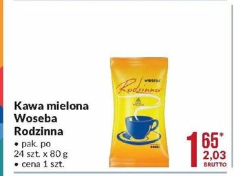 Makro Kawa mielona Woseba rodzinna 80g oferta