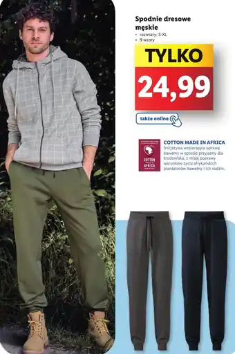 Lidl Spodnie dresowe męskie oferta