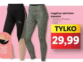 Lidl Legginsy sportowe damskie oferta