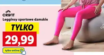 CRIVIT Legginsy sportowe damskie