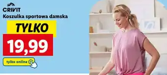 Lidl CRIVIT Koszulka sportowa damska oferta