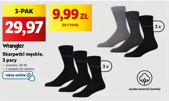 Wrangler Skarpetki męskie 3 pary