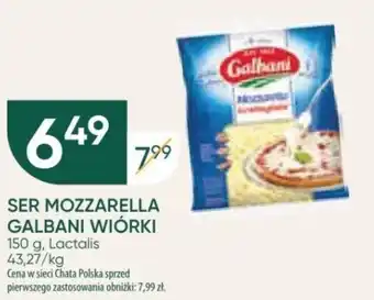 Chata Polska SER MOZZARELLA GALBANI WIÓRKI Lactalis 150 g oferta